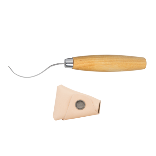 Morakniv® Wood Carving Hook Knife 163 Double Edge Sheath
